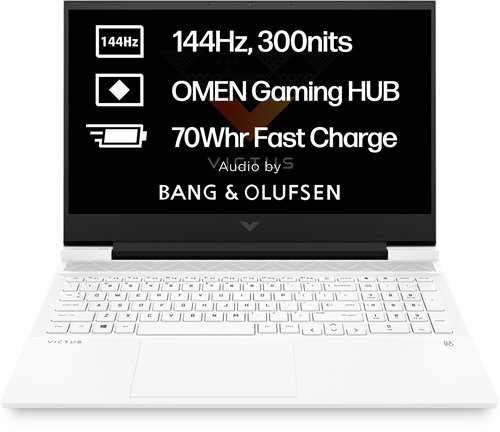 VICTUS by HP 16-e0013nc Ceramic White Main image VICTUS by HP 16-e0013nc Ceramic White - Gaming Laptop - Main image