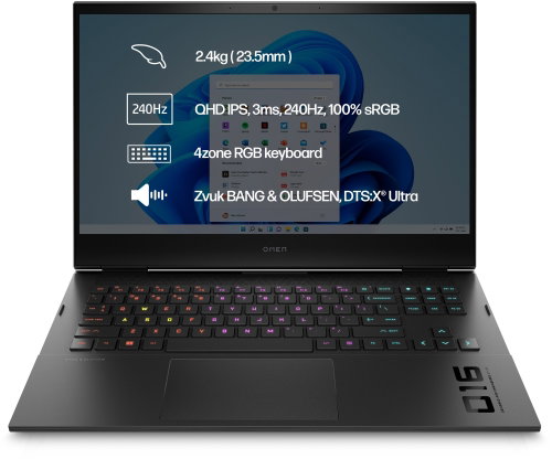 Refurbished - OMEN 16-xf0900nc Shadow Black Main image Refurbished - OMEN 16-xf0900nc Shadow Black - Gaming Laptop - Main image