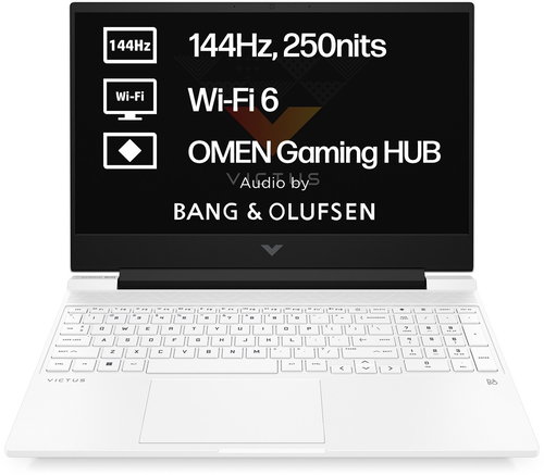 VICTUS by HP 15-fb0010nc Ceramic White Main image VICTUS by HP 15-fb0010nc Ceramic White - Gaming Laptop - Main image