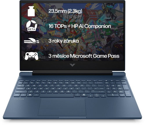 VICTUS by HP 15-fb3000nc Performance Blue Hlavný obrázok VICTUS by HP 15-fb3000nc Performance Blue - Herný notebook - Hlavný obrázok