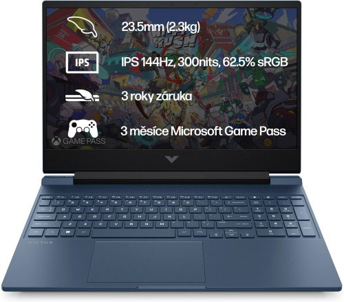 VICTUS by HP 15-fb3956nc Performance Blue - Herný notebook - Hlavný obrázok