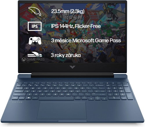 VICTUS by HP 15-fa2960nc Performance Blue Main image VICTUS by HP 15-fa2960nc Performance Blue - Gaming Laptop - Main image