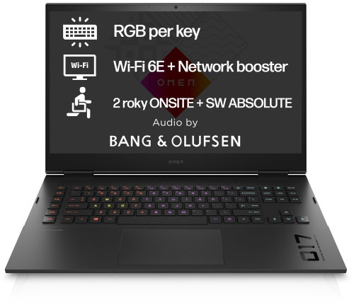 OMEN 17-ck1002nc Black - Gaming Laptop - Main image