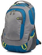 HP Outdoor Sport Backpack Blue/Green 15.6" - Laptop hátizsák