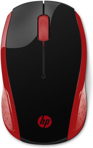 HP 200 Wireless Mouse in Empress Red - Mouse - Main image