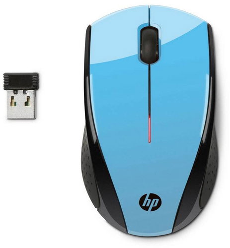HP Wireless Mouse X3000 blue - Mouse - Main image