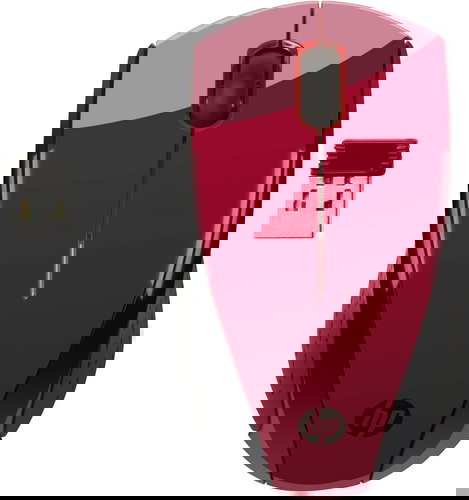 HP Wireless Mouse X3000 red - Mouse - Main image