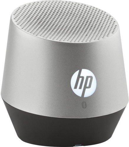 HP Wireless Mini Portable Speaker S6000 Silver Main image HP Wireless Mini Portable Speaker S6000 Silver - Bluetooth Speaker - Main image
