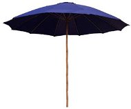 Happy Green Bamboo parasol 300cm, dark blue - Sun Umbrella