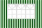 Vetro-Plus Side Panels for Garden Gazebo with a Window, Striped - Gazebo tent