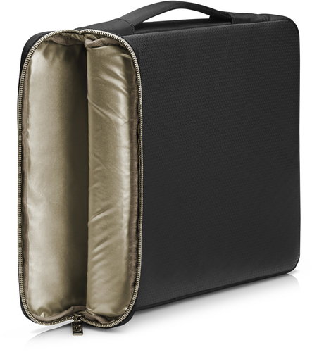 HP 15.6IN NOTEBOOK SLEEVE BLACK/GOLD Main image HP 15.6IN NOTEBOOK SLEEVE BLACK/GOLD - Laptop Bag - Main image