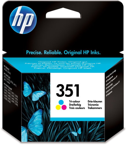 HP INK CARTRIDGE NO 351 C/M/Y - Cartridge - Main image