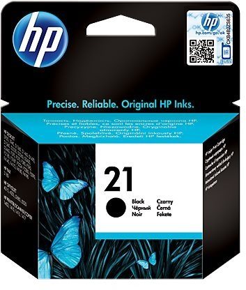 HP INK CARTRIDGE NO 21 BLACK - Cartridge - Main image
