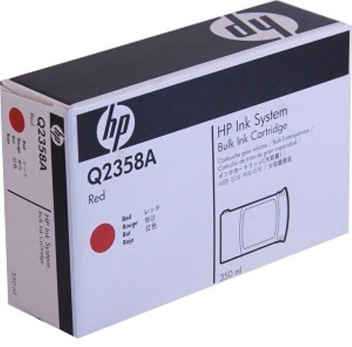 HP SPS NON FLUORESCENT RED BULK INK SUPPLY 350 ML - Cartridge - Main image