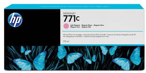 HP INK CARTRIDGE NO 771C LIGHT MAGENTA DESIGNJET 775-ML - Cartridge - Main image