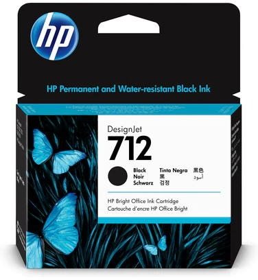 HP 712 80-ML BLACK DESIGNJET INK CARTRIDGE - Cartridge - Main image