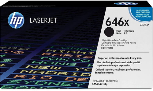 HP CE264XH BLACK CONTRACT ORG LASERJET TONER CARTRIDGE - Printer Toner - Main image