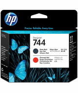 HP 744 MATTE BLACK + RED PRINTHEAD - Print Head
