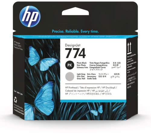 HP 774 PHOTO BLACK/LIGHT GRAY PRINTHEAD - Print Head - Main image
