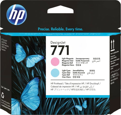 HP PRINT HEAD NO 771 LIGHT-MAGENTA LIGHT-CYAN DESIGNJ - Print Head - Main image