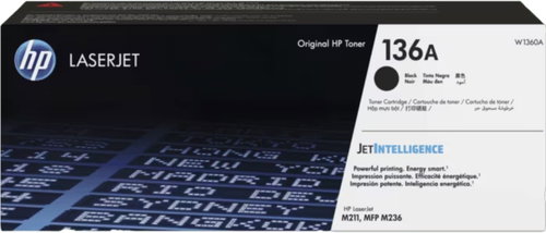 HP 136A BLACK ORIGINAL LASERJET TONER CARTRIDGE - Printer Toner - Main image