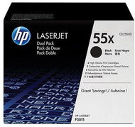 HP CE255XD HP TONER CARTRIDGE 55X BLACK HP 55X DUAL PACK - Toner