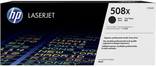 HP TONER CARTRIDGE 508X BLACK CONTRACT LASERJET - Printer Toner - Main image