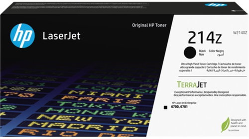 HP 214Z BLK ORIGINAL LASERJET TONER CRTG - Printer Toner - Main image