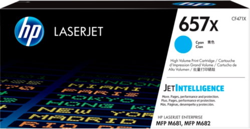 HP CONTRACT LASERJET TONER CRTG HIGH YIELD CYAN - Printer Toner - Main image