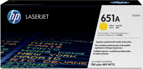 HP TONER CARTRIDGE 651A YELLOW - Printer Toner - Main image