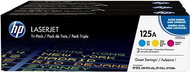 HP TONER CARTRIDGE 125A C/Y/M TRIPLE PACK - Printer Toner