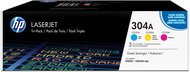 HP TONER CARTRIDGE 304A C/Y/M TRIPLE PACK - Printer Toner