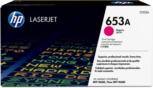 HP TONER CARTRIDGE 653A MAGENTA - Printer Toner - Main image