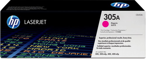 HP TONER CARTRIDGE 305A MAGENTA CONTRACT LASERJET Main image HP TONER CARTRIDGE 305A MAGENTA CONTRACT LASERJET - Printer Toner - Main image