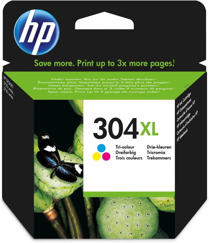 HP INK CARTRIDGE NO 304XL TRI-COLO - Cartridge - Main image