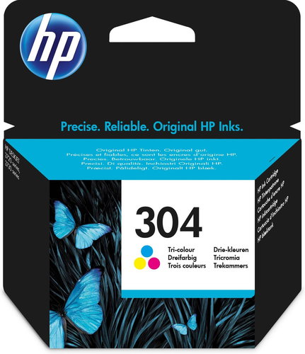 HP INK CARTRIDGE NO 304 TRI-COLOR - Cartridge - Main image
