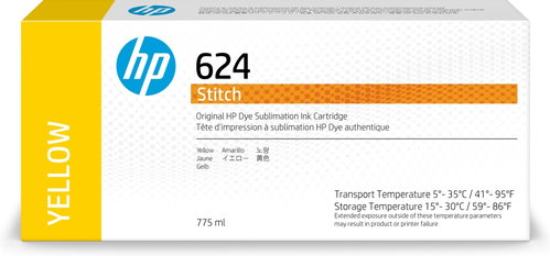 HP 624 775ML YELLOW DYE INK C - Cartridge - Main image