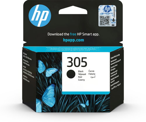 HP 305 BLACK ORG. INK CARTR BLISTER ORIGINAL INK CARTRIDGE - Cartridge - Main image
