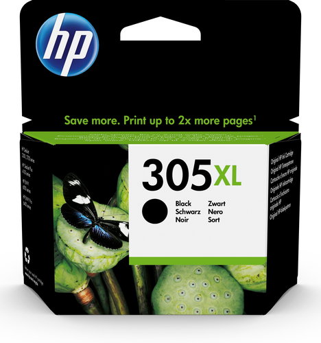 HP 305XL HIGH YIELD BLACK ORIGINAL INK CARTRIDGE - Cartridge - Main image