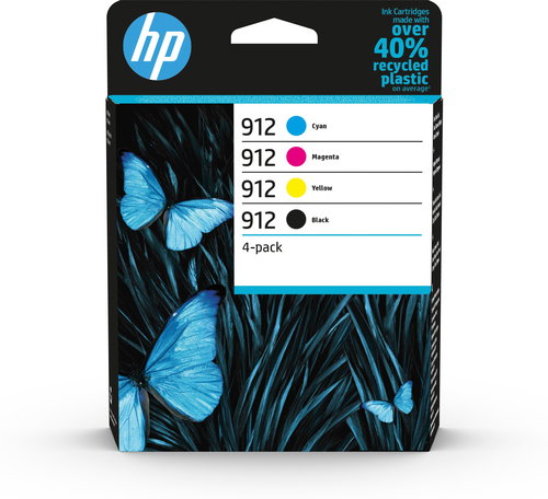 HP 912 CMYK ORIGINAL INK CARTRIDGE 4-PACK - Cartridge - Main image