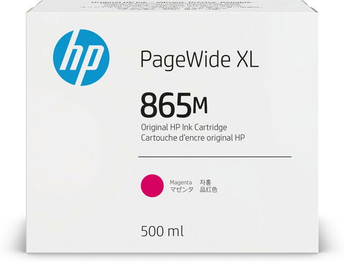 HP 865M 500ML MAGENTA PAGEWIDE XL INK CRTG - Cartridge - Main image