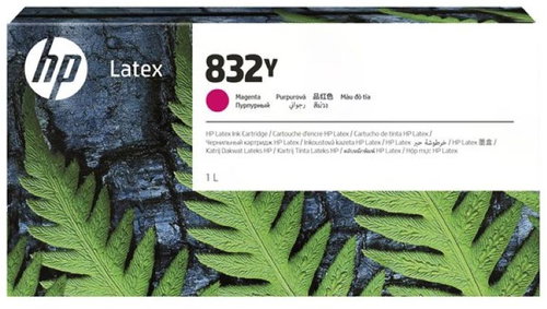 HP 832Y 1L MAGENTA LATEX INK CARTRIDGE - Cartridge - Main image
