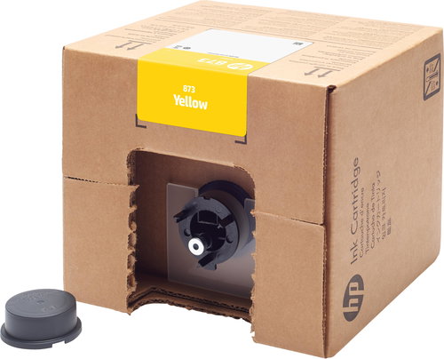 HP 873Y 3-LITER YELLOW LATEX INK CARTRIDGE - Cartridge - Main image