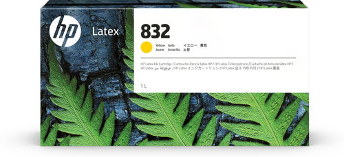 HP 832 1L YELLOW LATEX INK CARTRIDGE - Cartridge - Main image