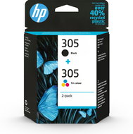 HP 305 2-PACK TRI-COLOR/BLACK ORIGINAL INK CARTRIDGE - Cartridge