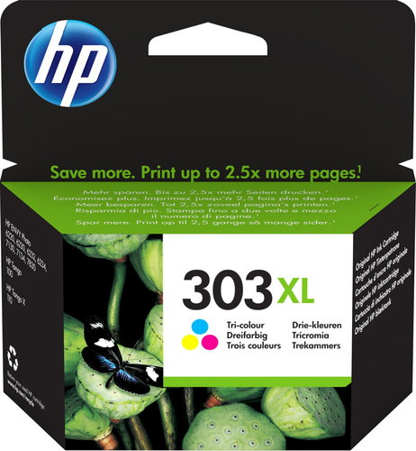 HP ORIGINAL HP 303XL HIGH YIELD TRI-COLOR INK CARTRIDGE - Cartridge - Main image