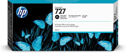 HP INK CARTRIDGE NO 727 PHOTOBLACK 300ML - Cartridge - Main image