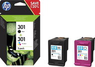 HP INK CARTRIDGE NO 301 B/C/M/Y COMBO 2-PACK BLISTER - Cartridge