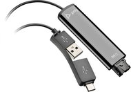 HP Poly DA75 USB to QD Black Adapter TAA - Audio Transmitter