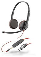 HP Poly Blackwire 3325 Stereo Microsoft Teams Certified USB-C, 3,5 mm, USB-C/A adaptér - Slúchadlá